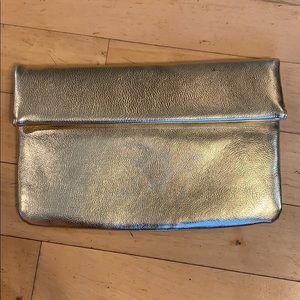 Large Gold Clutch